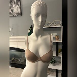 Calvin Klein Women's Perfectly Fit Lightly Lined Memory Touch  Bra, Bare, 34A